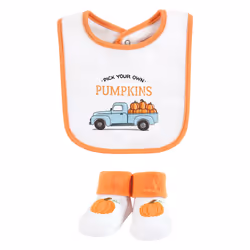 Hudson Baby 10519606_PUMPKINTRUCK_ONESIZE baby bib
