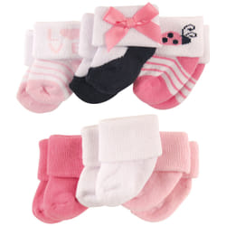 Luvable Friends 10720621_Ladybug Female 6 pair(s)