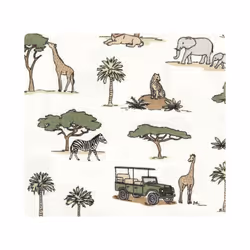 Hudson Baby Unisex Baby Cotton Flannel Receiving Blankets  Going On Safari  One Size