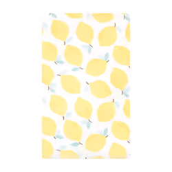Hudson Baby Unisex Baby Cotton Flannel Burp Cloths  Lemon Daisy 10 Pack  One Size