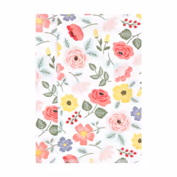 Hudson Baby Unisex Baby Cotton Flannel Burp Cloths  Modern Botanical 4 Pack  One Size