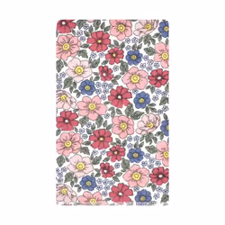Hudson Baby Unisex Baby Cotton Flannel Burp Cloths  Pink Blue Pretty Floral 10 Pack  One Size