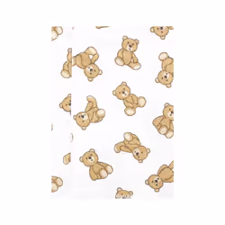 Hudson Baby Unisex Baby Cotton Flannel Burp Cloths  Teddy Bears 4 Pack  One Size