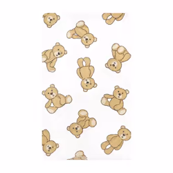Hudson Baby Unisex Baby Cotton Flannel Burp Cloths  Teddy Bears 10 Pack  One Size