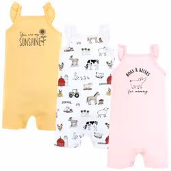 Hudson Baby 10124529_HogsAndKisses_6-9M, Romper, Female, 6-9 M, Baby (0 - 2 years)