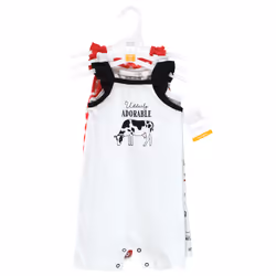 Hudson Baby 10124535_UDDERLYADORABLE_3-6M baby bodysuit/one-piece