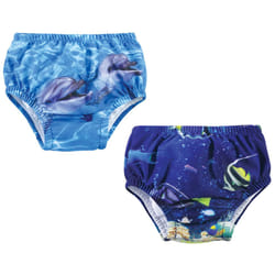Hudson Baby Unisex Baby Swim Diapers  Sea Shells  12-18 Months