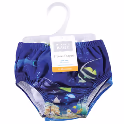 Hudson Baby Unisex Baby Swim Diapers  Sea Shells  12-18 Months
