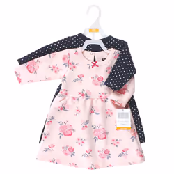 Hudson Baby 10125910_PINKNAVYFLORAL_6-9M dress