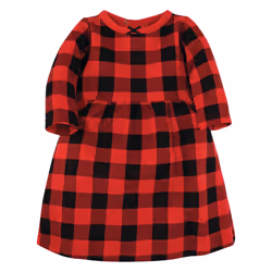 Hudson Baby 10125920_BUFFALOPLAIDLEOPARD_9-12M dress