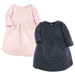 Hudson Baby 10125930_METALLICNAVYPINK_0-3M dress