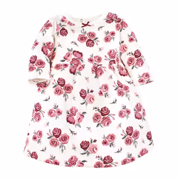 Hudson Baby 10125940_BURGUNDYROSE_3-6M dress