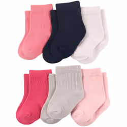 Luvable Friends 10726180_Girl_12-24, Baby (0 - 2 years), Female, 12-24 M, 6 pair(s)