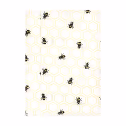 Hudson Baby Unisex Baby Cotton Flannel Burp Cloths  Honey Bee  One Size