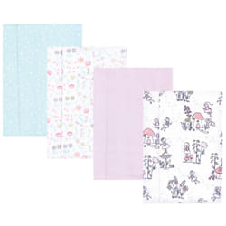 Hudson Baby Unisex Baby Cotton Flannel Burp Cloths  Garden Fairies  One Size