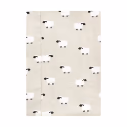 Hudson Baby Unisex Baby Flannel Burp Cloth 7pk  Taupe Sheep  One Size