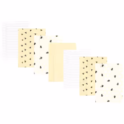 Hudson Baby Unisex Baby Flannel Burp Cloth 7pk  Honey Bee  One Size