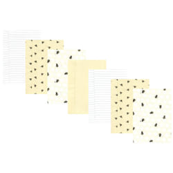 Hudson Baby Unisex Baby Flannel Burp Cloth 7pk  Honey Bee  One Size
