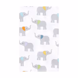 Hudson Baby Unisex Baby Flannel Burp Cloth 10pk  Teal Elephant  One Size