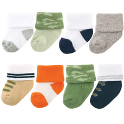 Luvable Friends 10728021_Camo Male 8 pair(s)