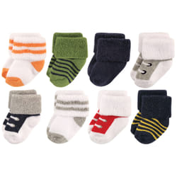 Luvable Friends 10728025_Athletic Male 8 pair(s)