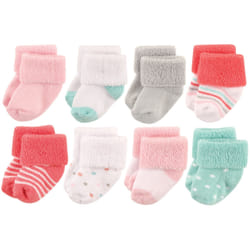 Luvable Friends 10728026_CoralDots Female 8 pair(s)