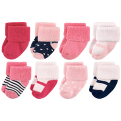 Luvable Friends 10728027_NavyMaryJane Female 8 pair(s)