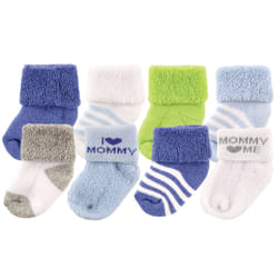 Luvable Friends 10728016_BlueMommy_6-12 Male 8 pair(s)