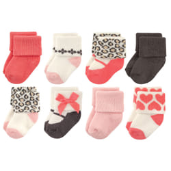 Luvable Friends 10728065_Leopard_0-6 Female 8 pair(s)