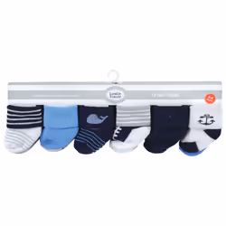 Luvable Friends 10728152_WHALE_0-6M sock Male