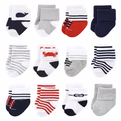 Luvable Friends 10728156_NAUTICAL_6-12M, Baby (0 - 2 years), Male, 6-12 M