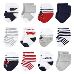 Luvable Friends 10728156_NAUTICAL_6-12M sock Male