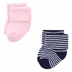 Luvable Friends 10728164_STRIPEBALLET_0-6M sock Female