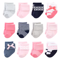 Luvable Friends 10728170_PINKSCROLL_6-12M, Baby (0 - 2 years), Female, 6-12 M