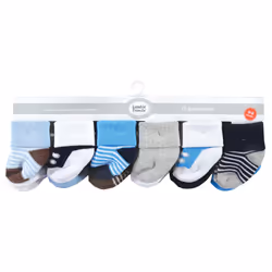 Luvable Friends 10728178_BLUENAVYSNEAKERS_6-12M sock Male