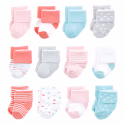 Luvable Friends 10728190_CORALDOTS_6-12M, Baby (0 - 2 years), Female, 6-12 M