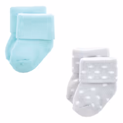 Luvable Friends 10728190_CORALDOTS_6-12M sock Female