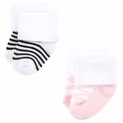 Luvable Friends 10728198_PINKBLACKBALLET_6-12M sock Female 12 pair(s)