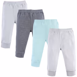 Luvable Friends 10132306_MintGray_9-12, Male, Baby (0 - 2 years), 9-12 M, Cotton, 4 pc(s)