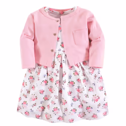 Luvable Friends 10137153_PinkFloral_5T, Baby (0 - 2 years), Female, 5 Toddler