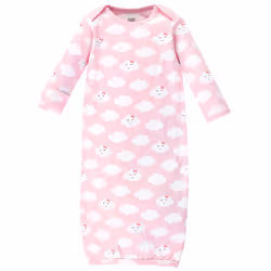 Luvable Friends 10133567_GIRLCLOUDS_PRENBN full body sleepwear
