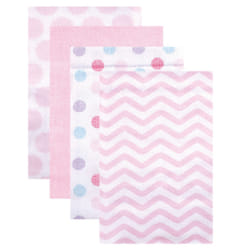 Luvable Friends 10240114_PinkDots baby blanket Girl