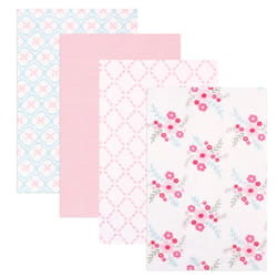 Luvable Friends 10240151_Floral baby blanket Girl
