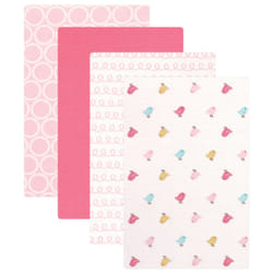 Luvable Friends 10240154_GirlBirdies baby blanket Girl