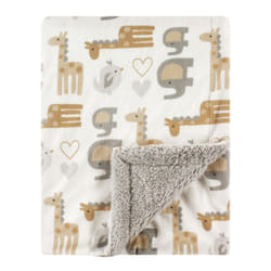 Luvable Friends 10245862_NeutralSafari baby blanket Boy