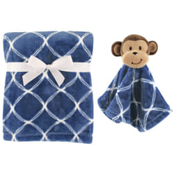 Hudson Baby 10251113_Monkey baby blanket Boy