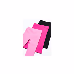 Hudson Baby Unisex Baby Cotton Pants and Leggings, Pink Black, 6-9 Months