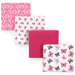 Hudson Baby 10251418_Butterflies baby blanket Girl