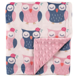 Hudson Baby 10251429_Owls baby blanket Girl