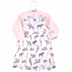 Hudson Baby 10152358_MODERNPINKSAFARI_6-9M dress